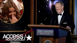 Sean Spicer's Surprise Emmy Appearance: The Best Celebrity Reactions | Emmys 2017