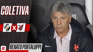 VASCO AO VIVO: RENATO GAÚCHO FALA APÓS VITÓRIA CONTRA O ATHLETICO NO BRASILEIRÃO | ESPN