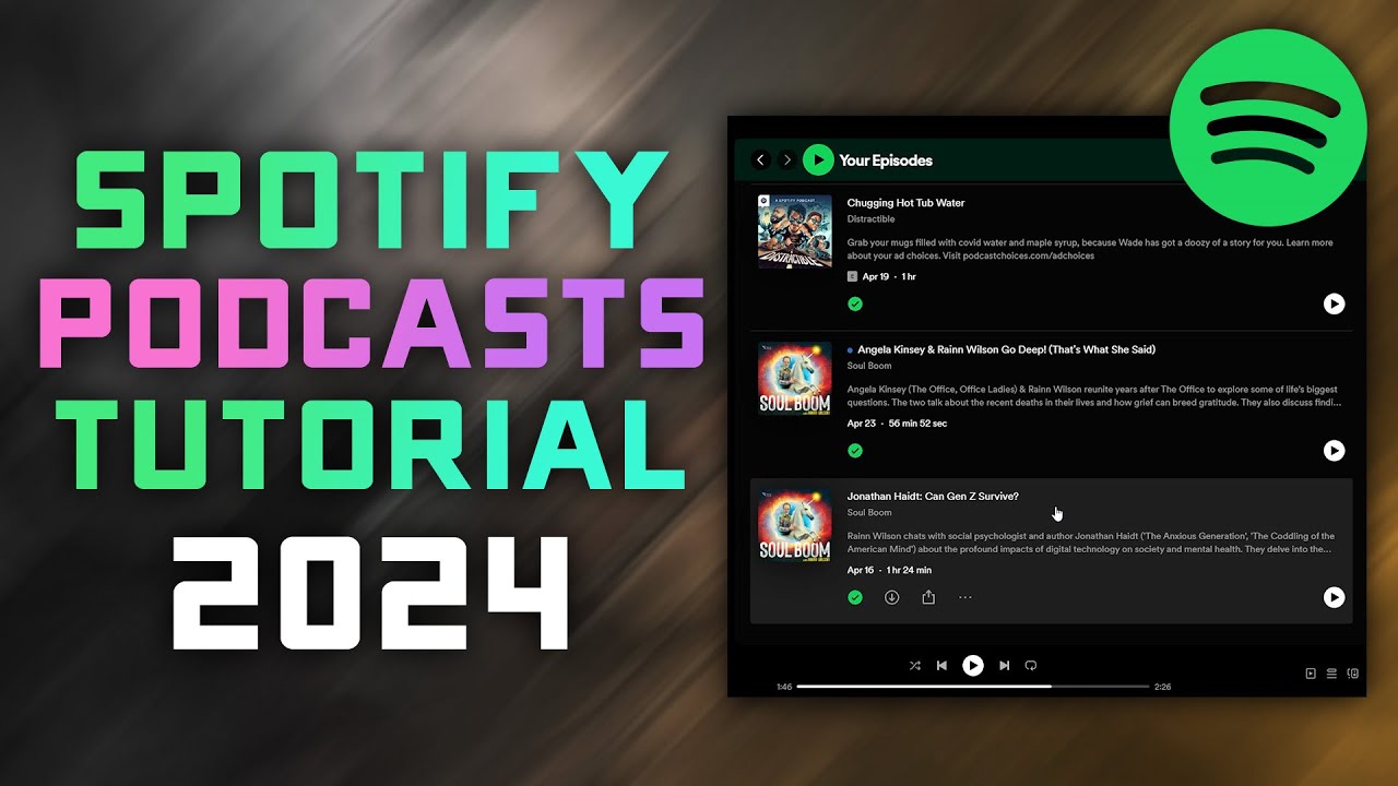 How to Find & Subscribe/Follow Spotify Podcasts - 2024 Complete Tutorial