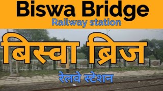 preview picture of video 'Biswa bridge railway station platform view (BIS) | बिस्वा ब्रिज रेलवे स्टेशन'