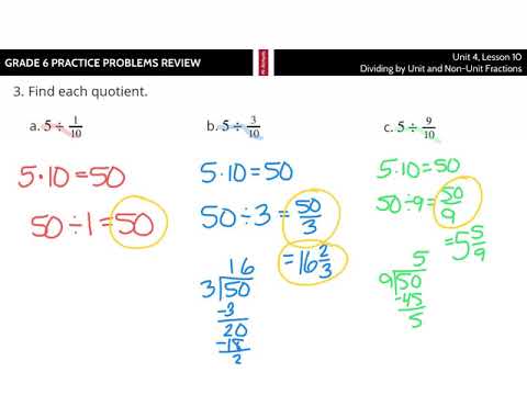 Grade 6, Unit 4, Lesson 10 Practice Problems