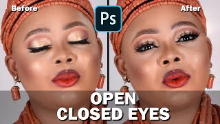 How to open closed eyes in adobe photoshop cc.