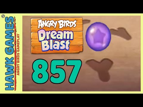 Angry Birds Dream Blast Level 857 - Walkthrough, No Boosters