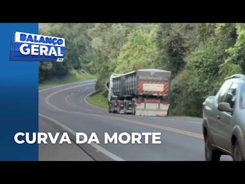 BR-277: "Curva da Morte" em Guaraniaçu continua causando acidentes com vítimas fatais
