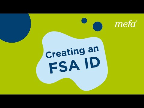 Creating an FSA ID