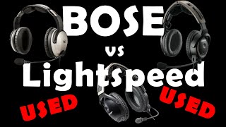 The USED Aviation headset market: Bose vs Zulu