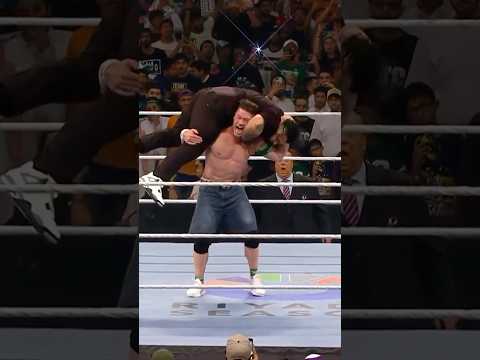 John Cena is doing whatever it takes 😳 #WWENOC