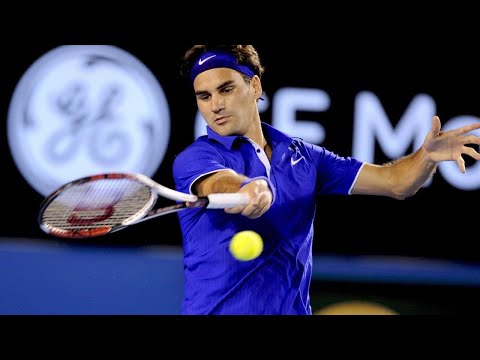 Australian Open 2009 QF - R.Federer vs J.M.Del Potro Highlights