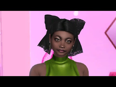 sims game custom content download black girls female Destiny Brown by Bonita100 Cas Video Preview