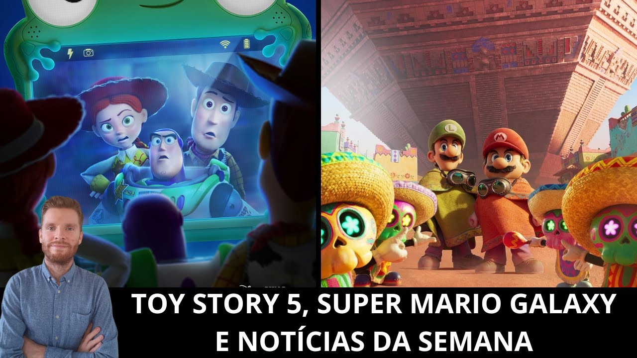 Ao vivo: Toy Story 5, Super Mario Galaxy, a volta de Star Trek, Avatar 3 e mais!