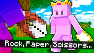 Minecraft Manhunt, Rock Paper Scissors