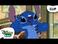 Stitch HATES Snow ️ ‍ ️ Lilo Stitch The Series Disneykids