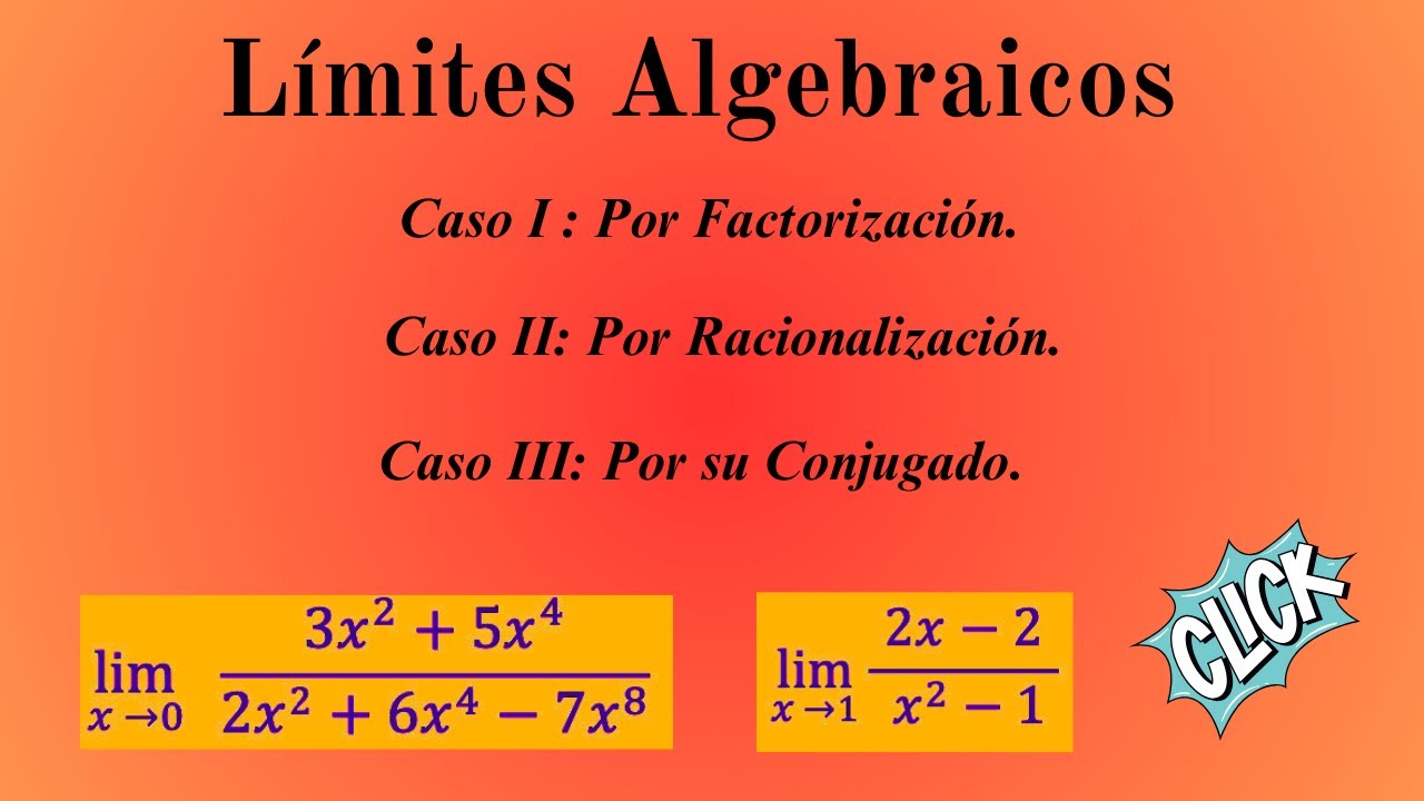 👉 Limites Algebraicos