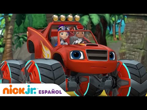 Carreras de Blaze con sus superllantas | Nick Jr. en Español