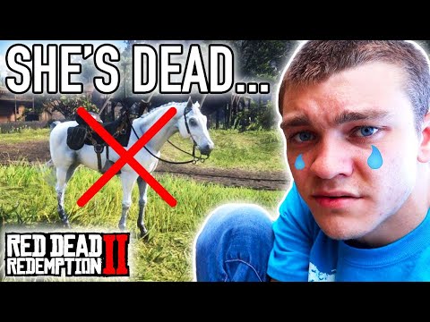 MY FAVORITE HORSE DIED! Red Dead Redemption 2 Ep.23 - Kendall Gray