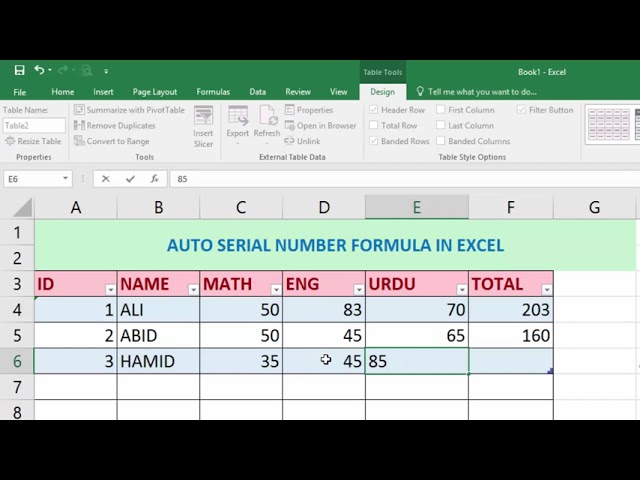 Numbers Auto Enter How to Automatically Insert Serial Numbers in Excel 2016 | Magica