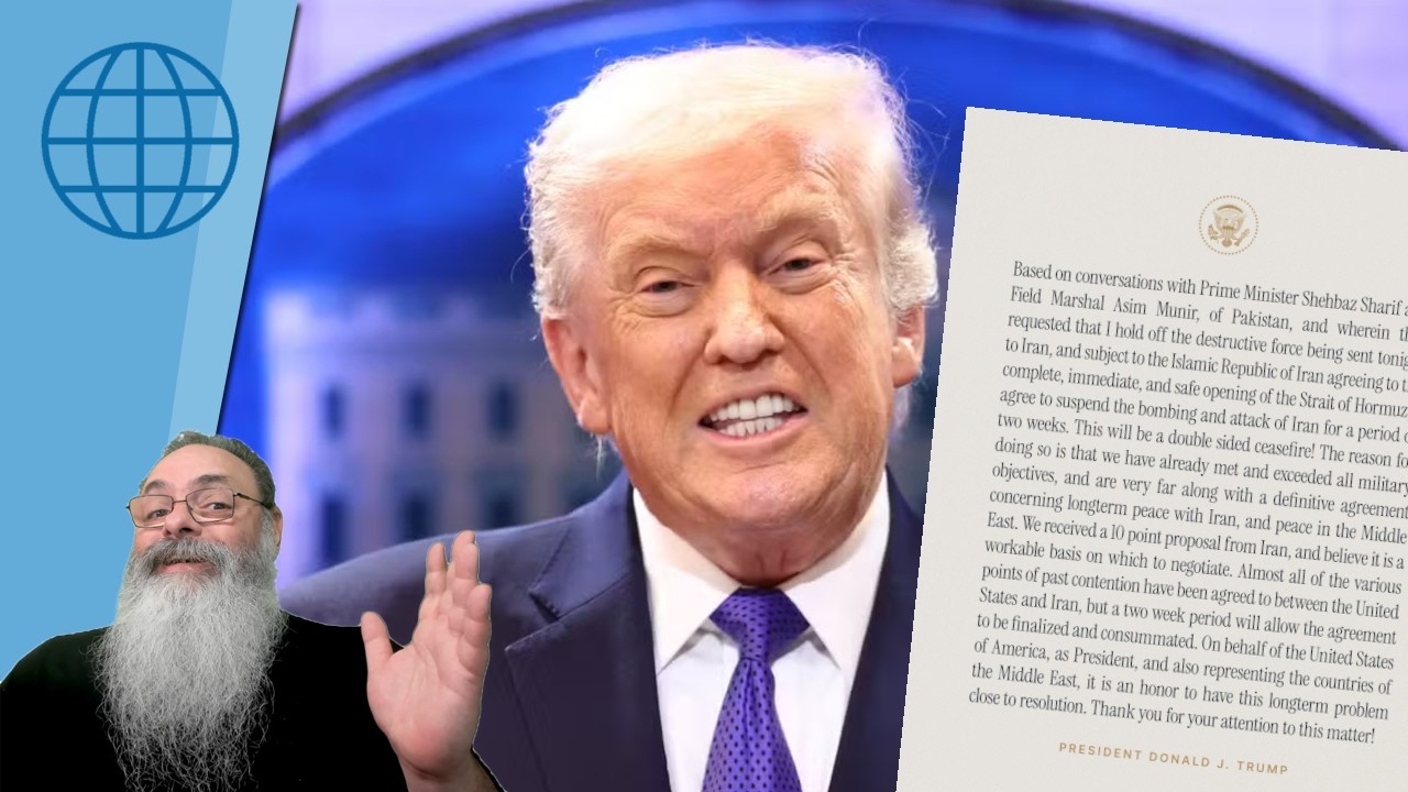 TRUMP volta atrás (TACO?) e CONCEDE DUAS SEMANAS de TRÉGUA para o IRÃ para CHEGAR a um ACORDO FINAL