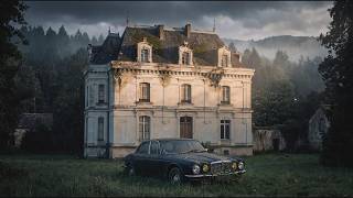 Castelo abandonado de chefe de polícia ainda guarda seu Jaguar!
