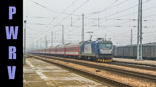 preview picture of video 'Chinese Electrics - HXD3C 0025 through Ganzhou East with an 18 car passenger train'