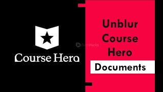 Course Hero Answer Unblur  | How To Unblur Course In Course Hero | Web Tech