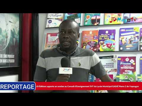 Actions sociales : JD Éditions apporte un soutien au CE SVT du Lycée Municipal GADIÉ Pierre 2