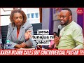SAMIDOH WIFE KAREN NYAMU CALLS OUT PASTOR T MWANGI FOR LYING TO CHURCH FAITHFULS BTG News
