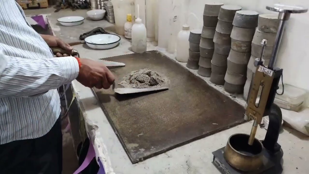 Cement Consistency Test as per IS Code 4031- Part 4 | CivilIsEasy In Hindi | ShanikiVaani