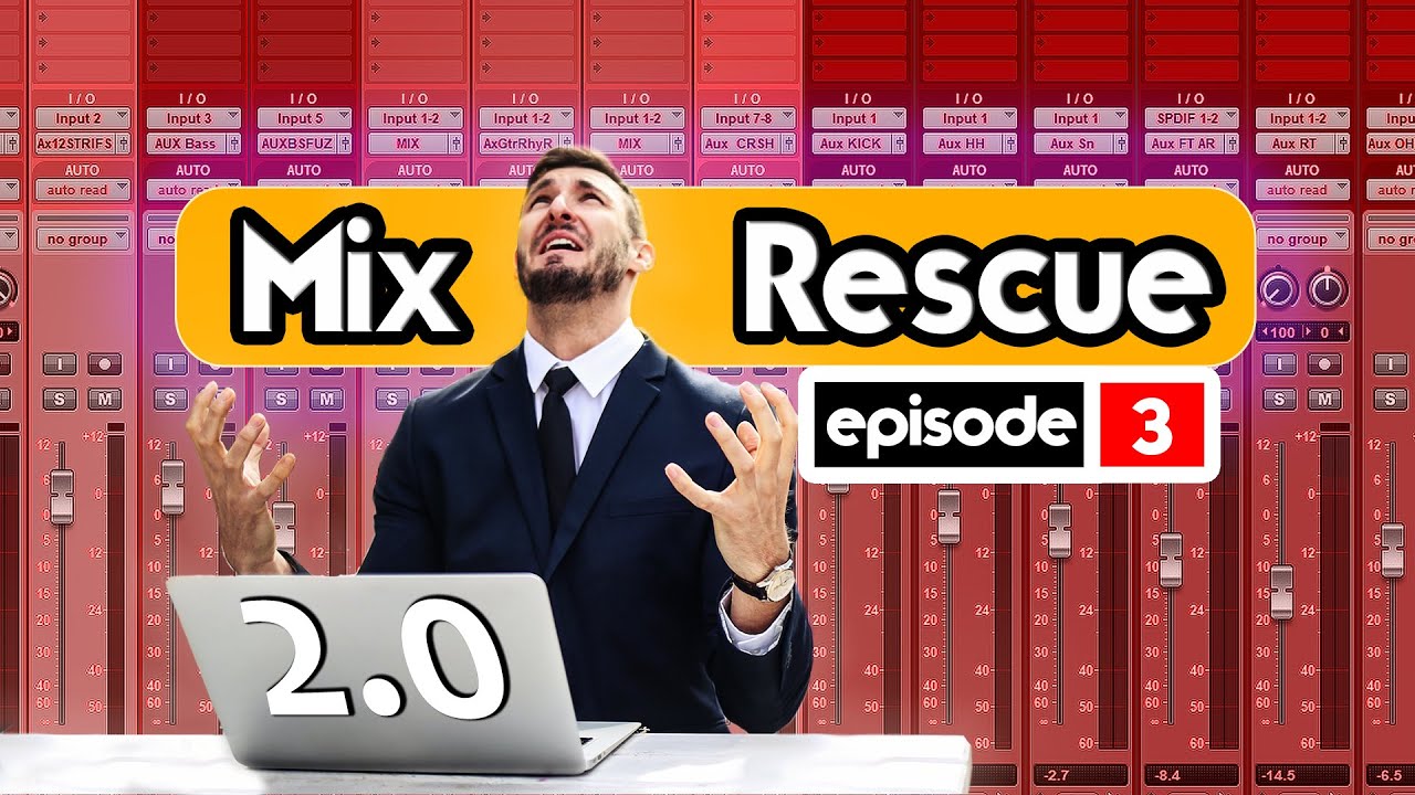 MIX RESCUE  EPISODE 3 - PART 2.0 - Mixing Begins  ||  SPLmixing.com