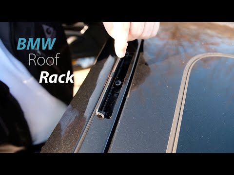 How to open the BMW Roof Rack mounts