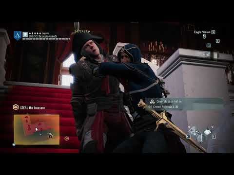 AC Unity - THE PARTY PALACE Solo Heist (100% Reward) No Detection