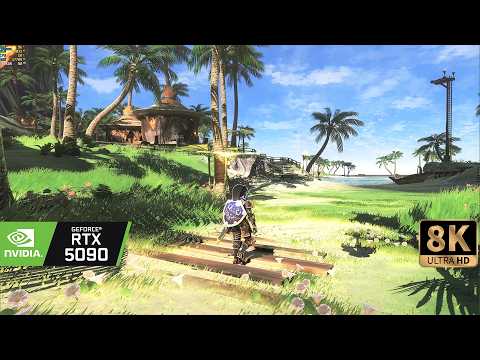 [8K60] Zelda Botw RTX 5090 - RAYTRACING shader  - Ultra graphic gameplay - Extreme settings