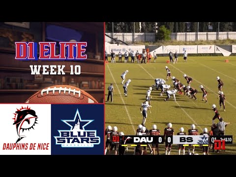 Highlights D1 Elite 2024 - Week 10 :  Dauphins de Nice VS Blue Stars de Marseille