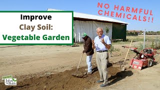 How To Amend Clay Soil for Vegetable Garden (NO HARMFUL CHEMICALS!)