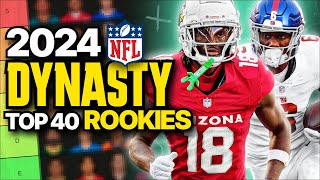 Top 40 Rookie Rankings for Dynasty Fantasy Football Drafts
