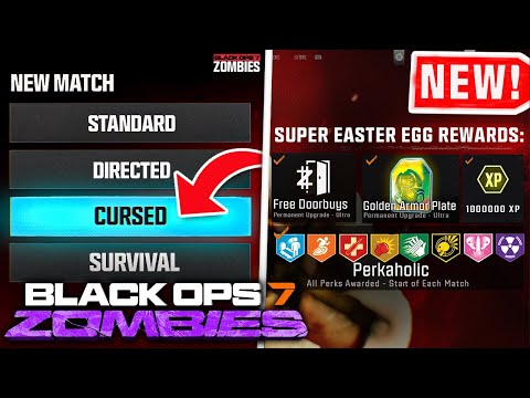 TREYARCH REVEALED HUGE BO7 ZOMBIES CHANGES: SUPER EASTER EGG, NEW HUD, CURSED MODE NEWS!