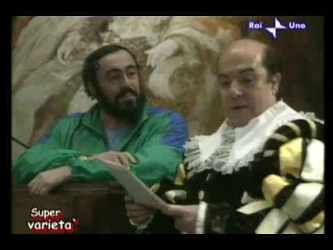 Luciano Pavarotti - Lino Banfi