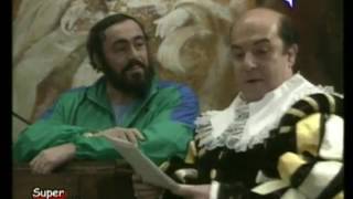 Luciano Pavarotti - Lino Banfi