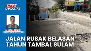 Sudah Belasan Tahun Jalan Gatot Subroto Blora Tak Tersentuh Perbaikan, Lubang hanya Ditambal Sulam