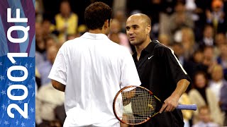 Is this the greatest US Open match ever | Pete Sampras vs Andre Agassi | US Open 2001 Quarterfinal