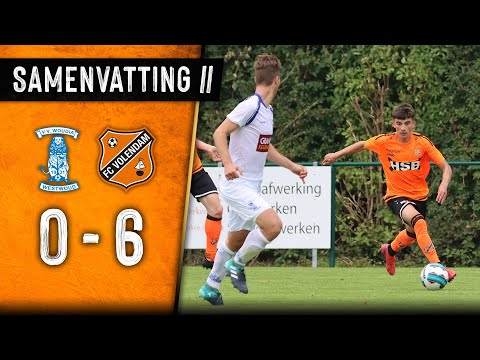 Samenvatting VV Woudia - FC Volendam: 0-6 (2020-2021)