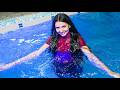 COOL WETLOOK ATTRACTIVE DASHA IN WET CLOTHES HAS FUN IN THE POOL WETLOOKER ID Ms 6233 Dasha3