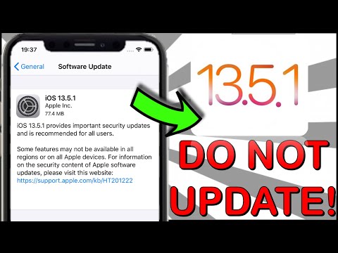 iOS 13.5.1 ⛔️ DO NOT UPDATE ⛔️ MUST WATCH!! ✅ iOS 13.5.1 JAILBREAK!?