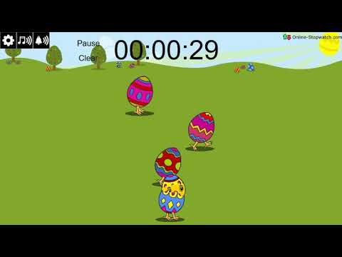 1 minute easter egg race timer