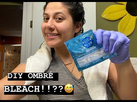 DIY OMBRÉ | LOREAL QUICK BLUE TUTORIAL