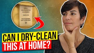 How To Wash "Dry-Clean Only" Clothes at Home