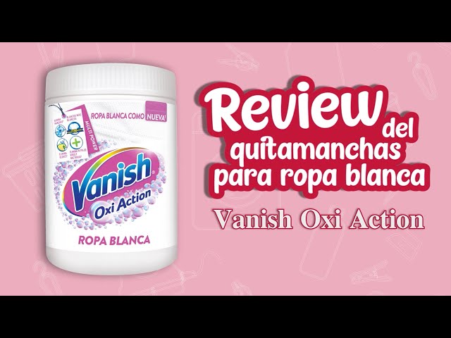 Vídeo relacionado con Vanish Oxi Action - Quitamanchas del día a día para ropa, en spray, sin lejía - Pack de 3 x 750 ml (El embalaje puede variar)