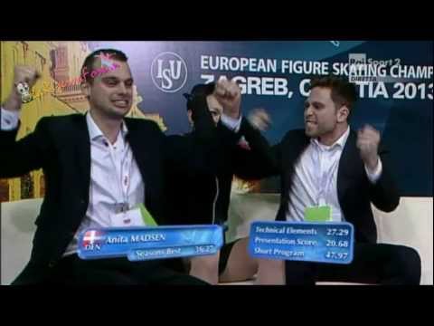 ISU ZAGREB 2013 -8/37-  LADIES SP - Anita MADSEN - 25.01.2013