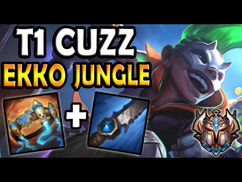 EKKO Jungle vs KINDRED [ T1 Cuzz ] Lol Challenger Korea ✔️ 10.18 ✔️