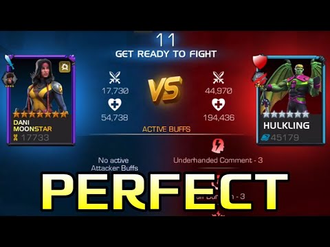 The CLEANEST Battlegrounds Fight I Have Ever Done With 7 Star Dani Moonstar! | MCOC