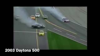 2003 Daytona 500 Crash Vs. NASCAR 06: Total Team Control Prologue Crash